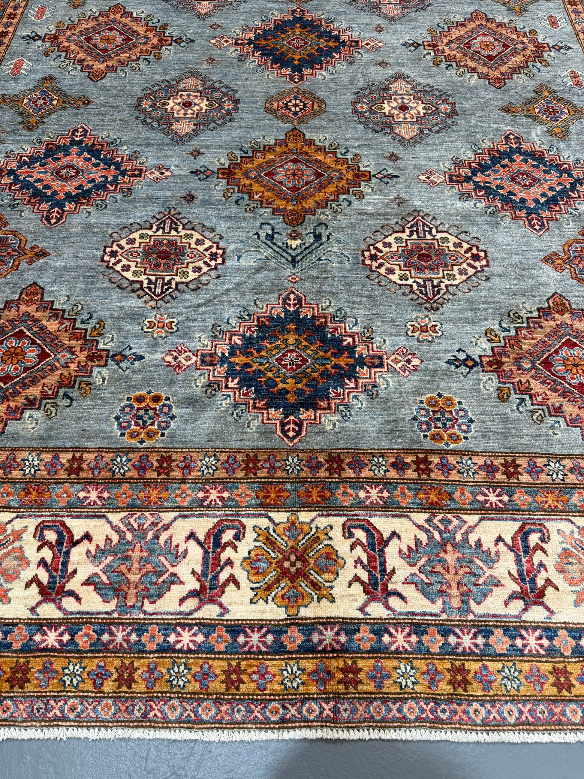 Oriental Hand Knotted Rug 9'1" x 12'1" #21424