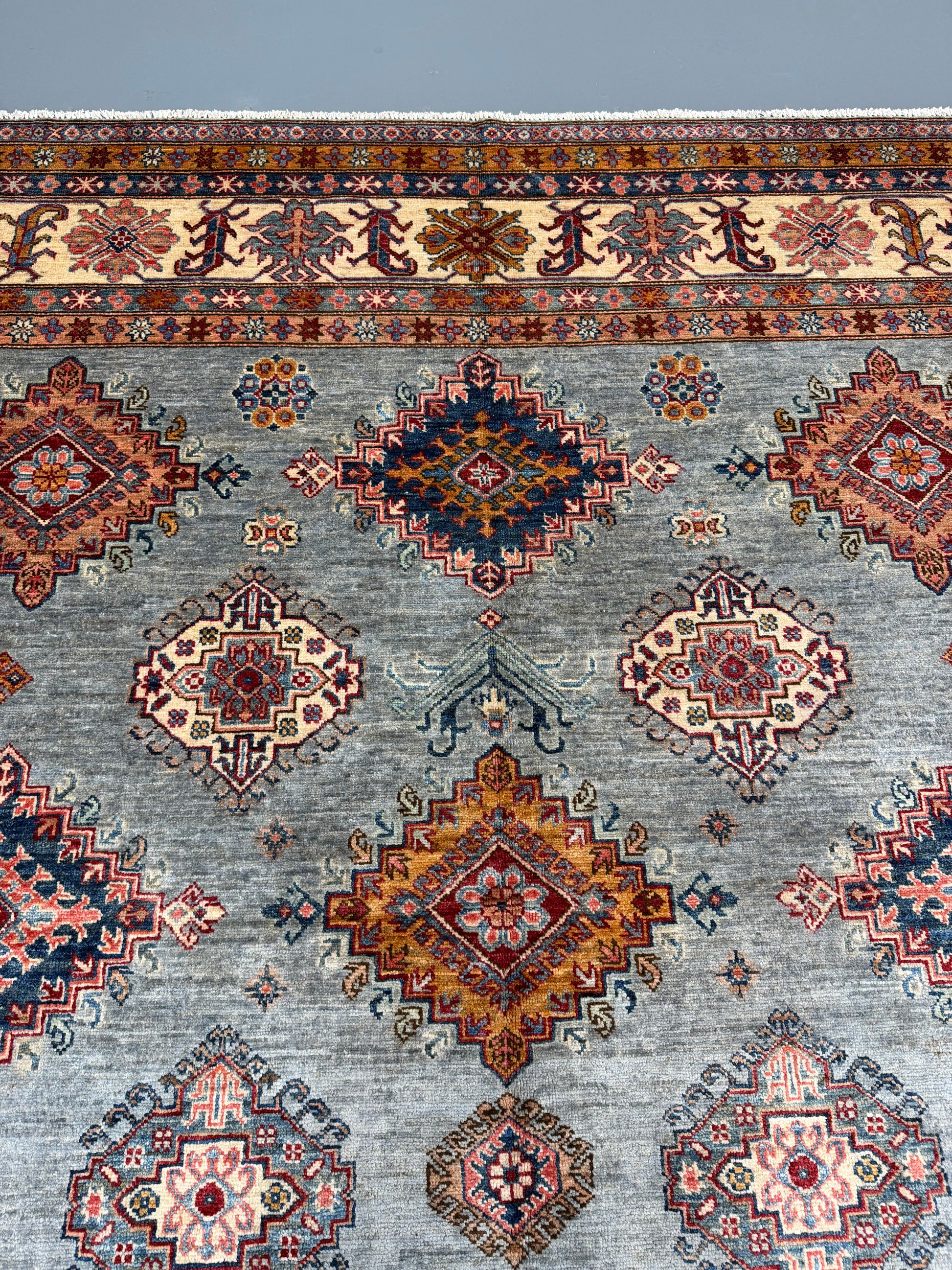 Oriental Hand Knotted Rug 9'1" x 12'1" #21424