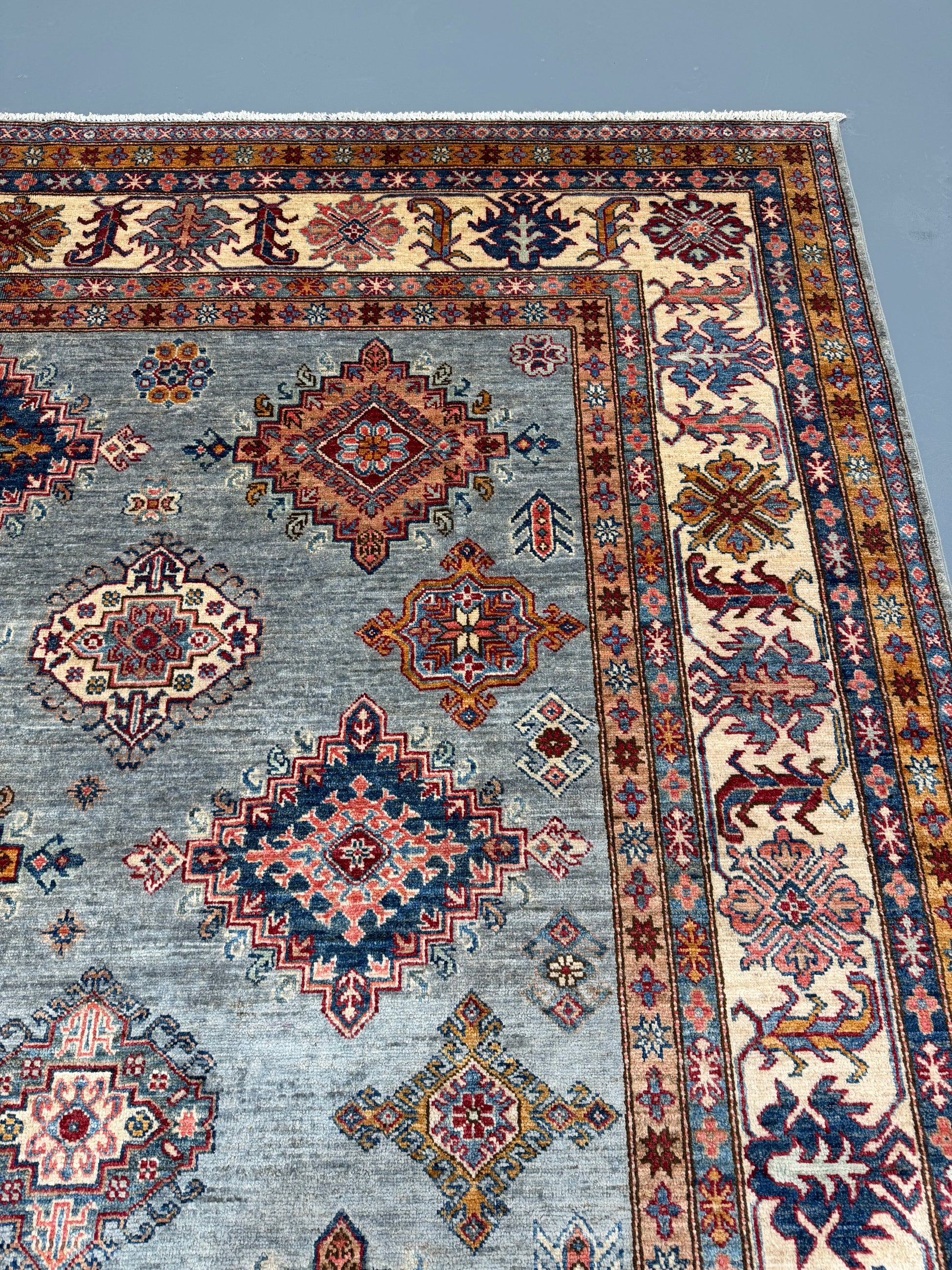 Oriental Hand Knotted Rug 9'1" x 12'1" #21424