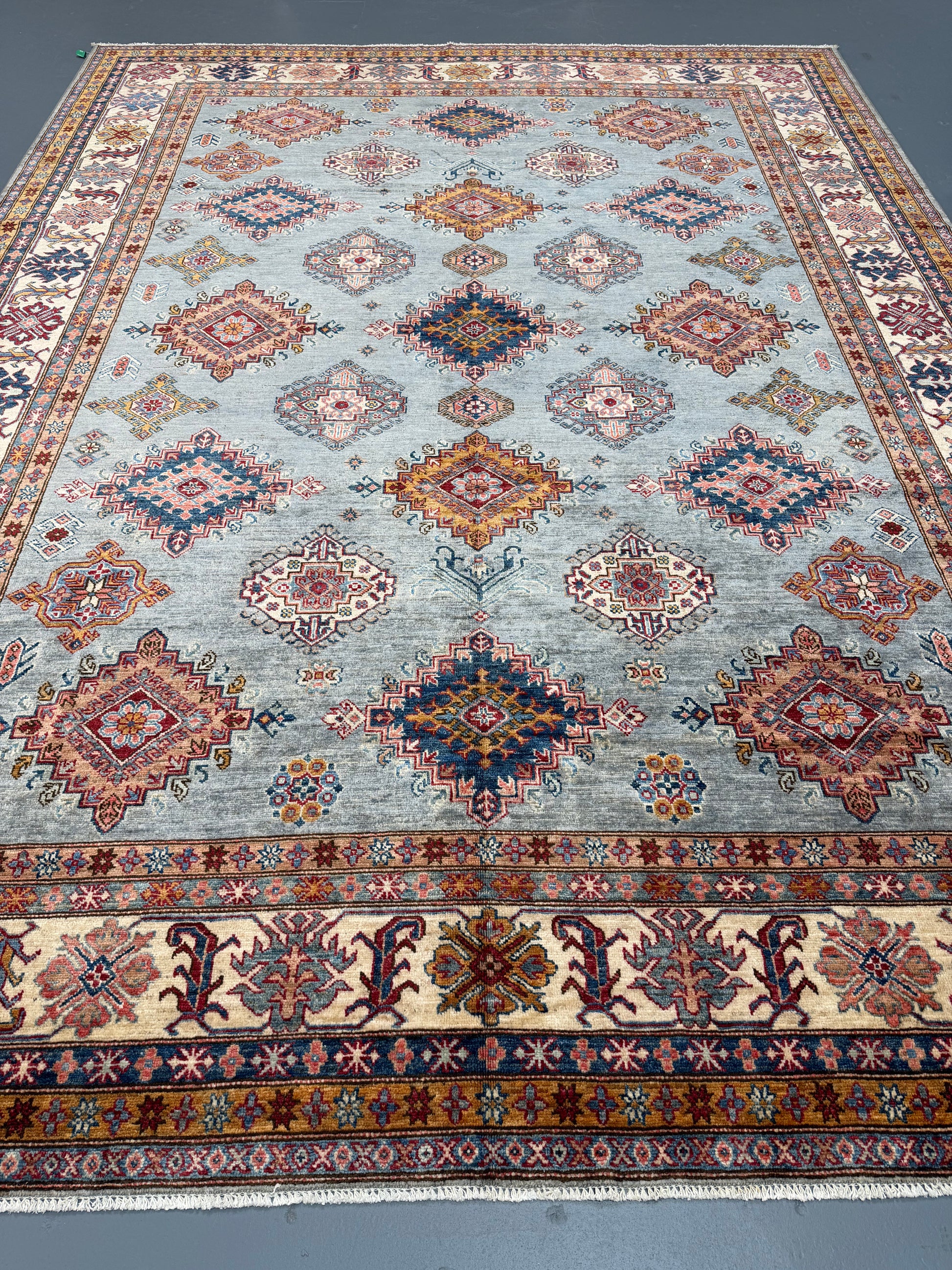 Oriental Hand Knotted Rug 9'1" x 12'1" #21424