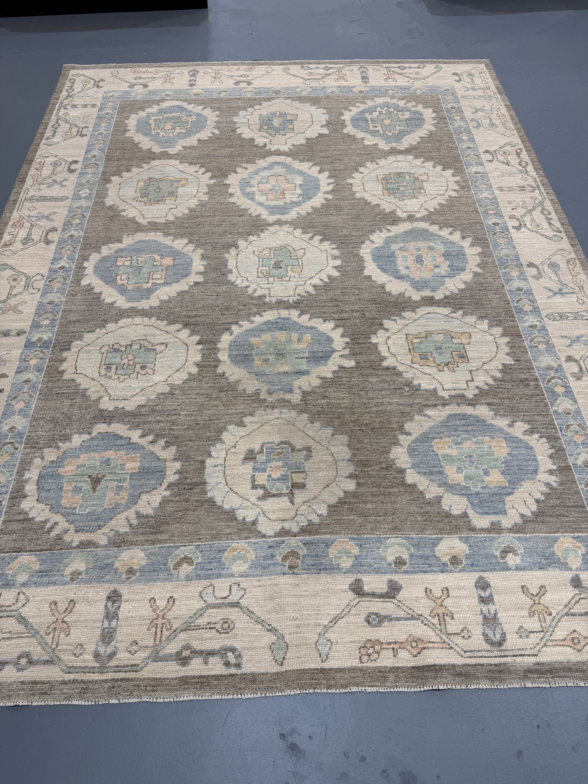 Oriental Hand Knotted Rug 9'2" x 12'2" #21425