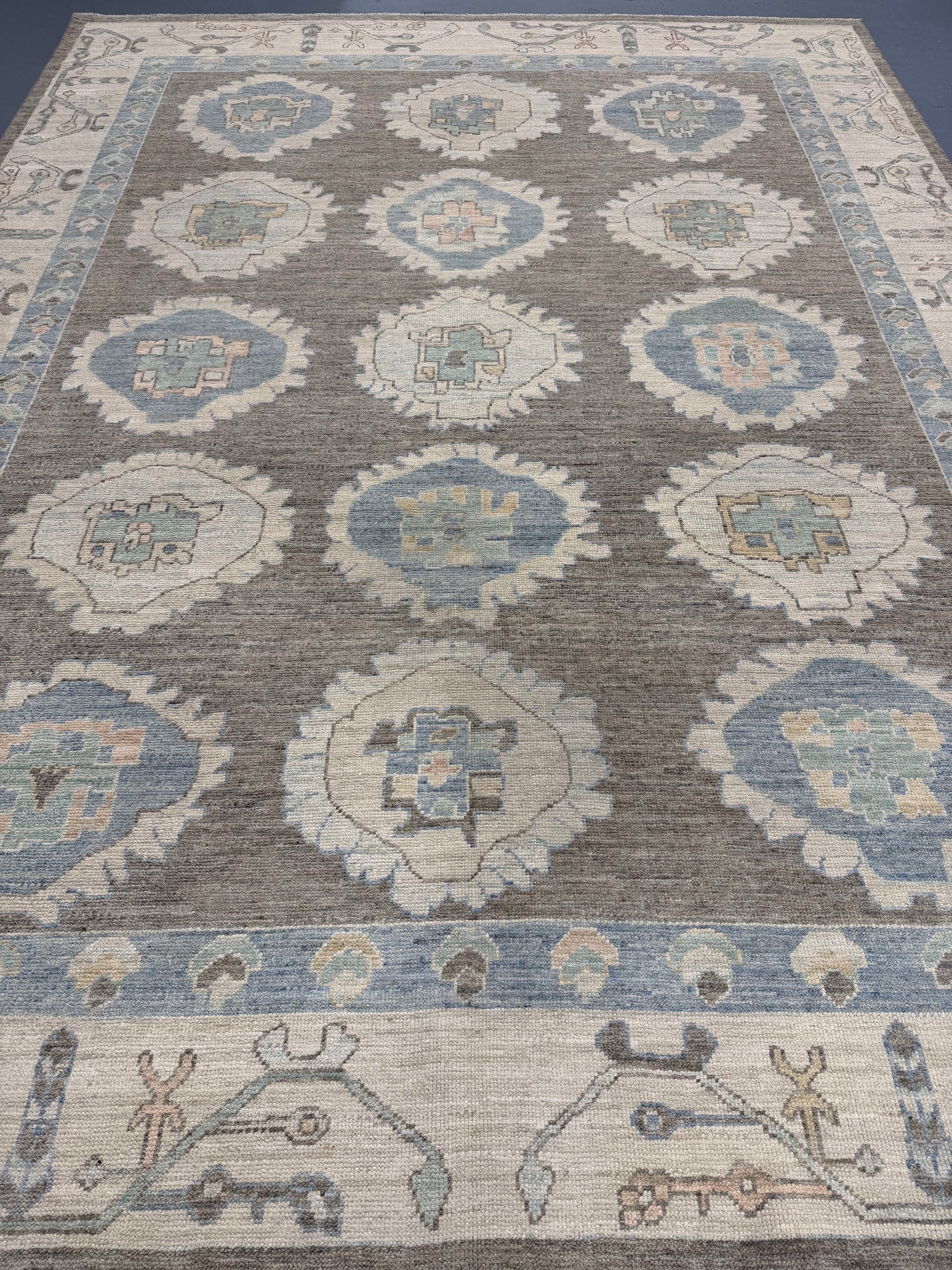 Oriental Hand Knotted Rug 9'2" x 12'2" #21425