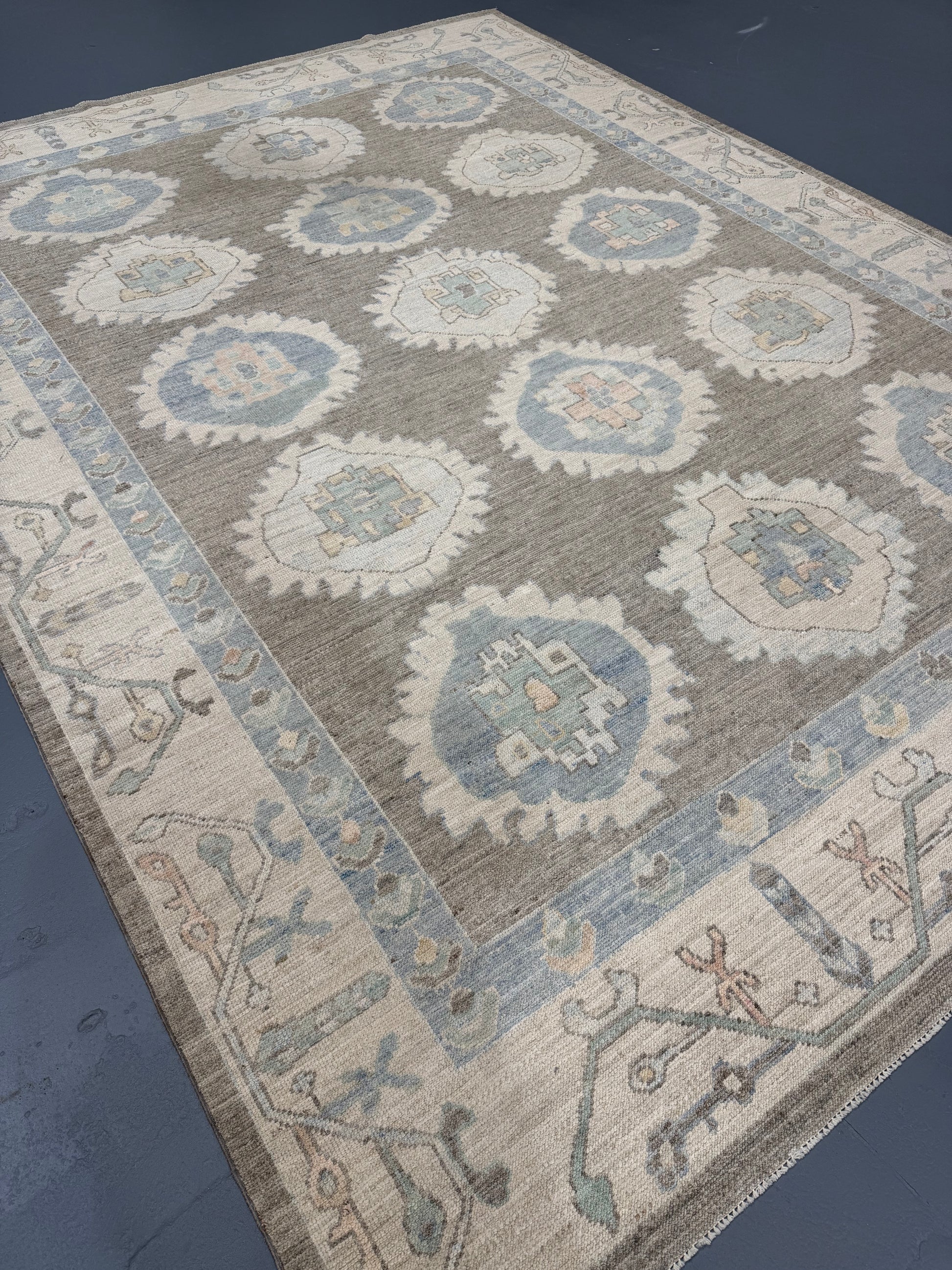 Oriental Hand Knotted Rug 9'2" x 12'2" #21425