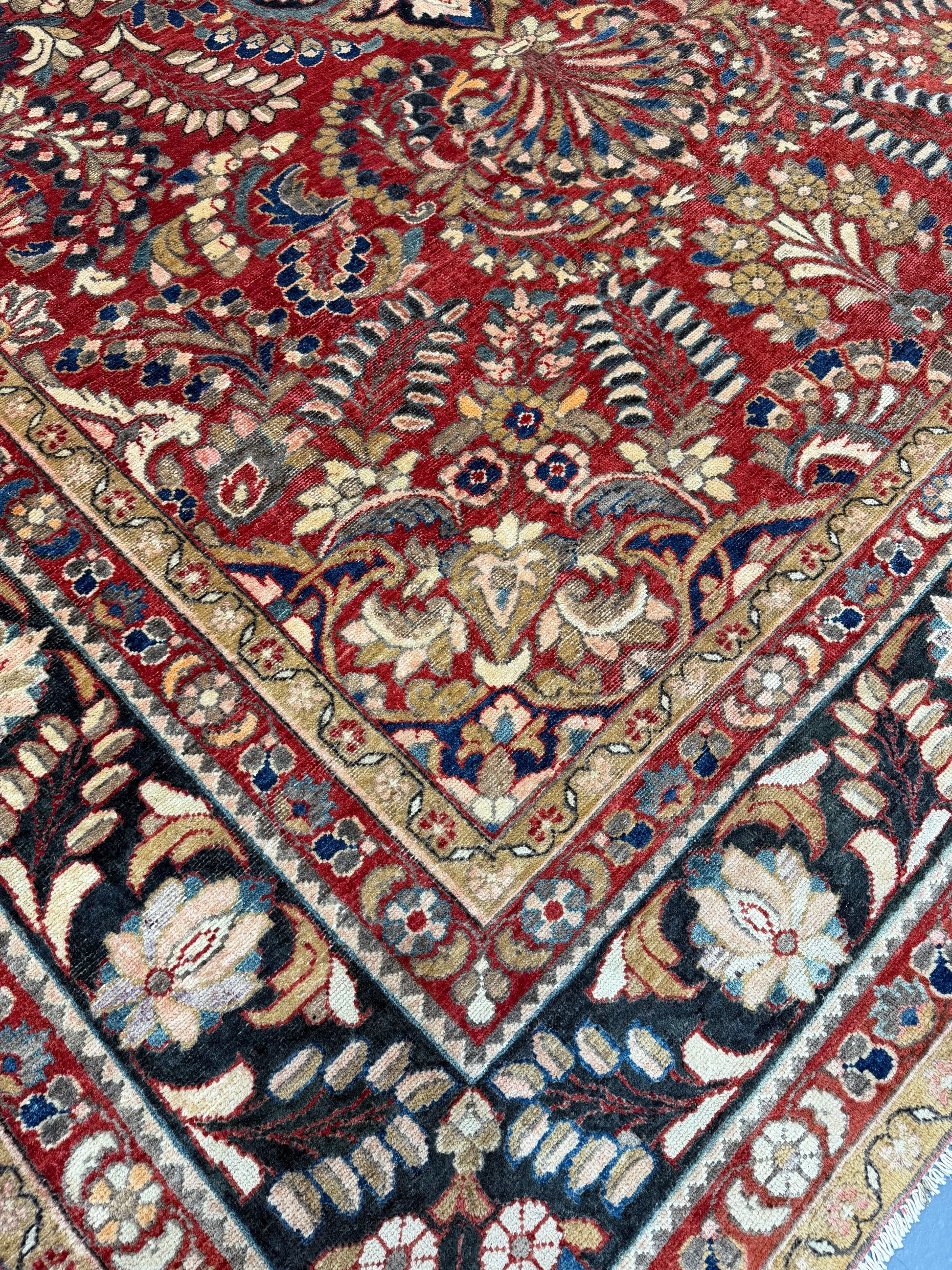 Oriental Handmade Vintage Rug 9'5" x 14'1" #21477
