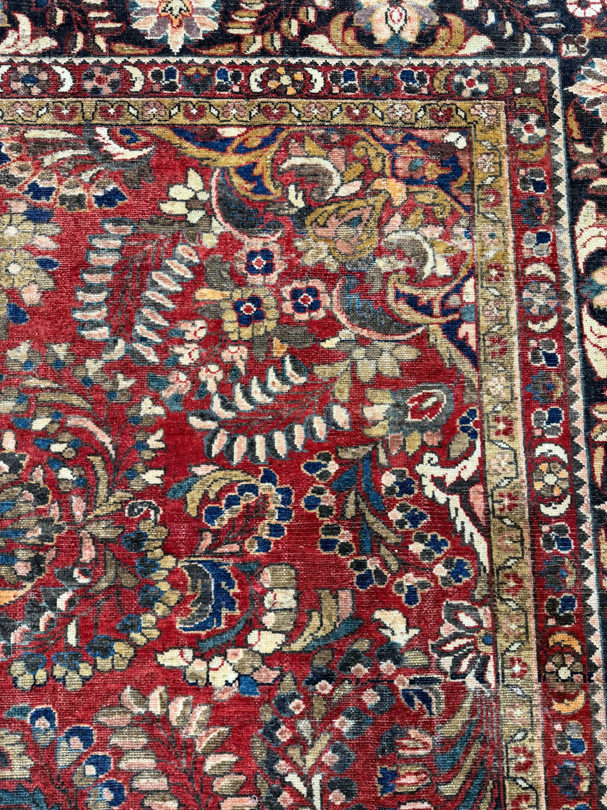 Oriental Handmade Vintage Rug 9'5" x 14'1" #21477
