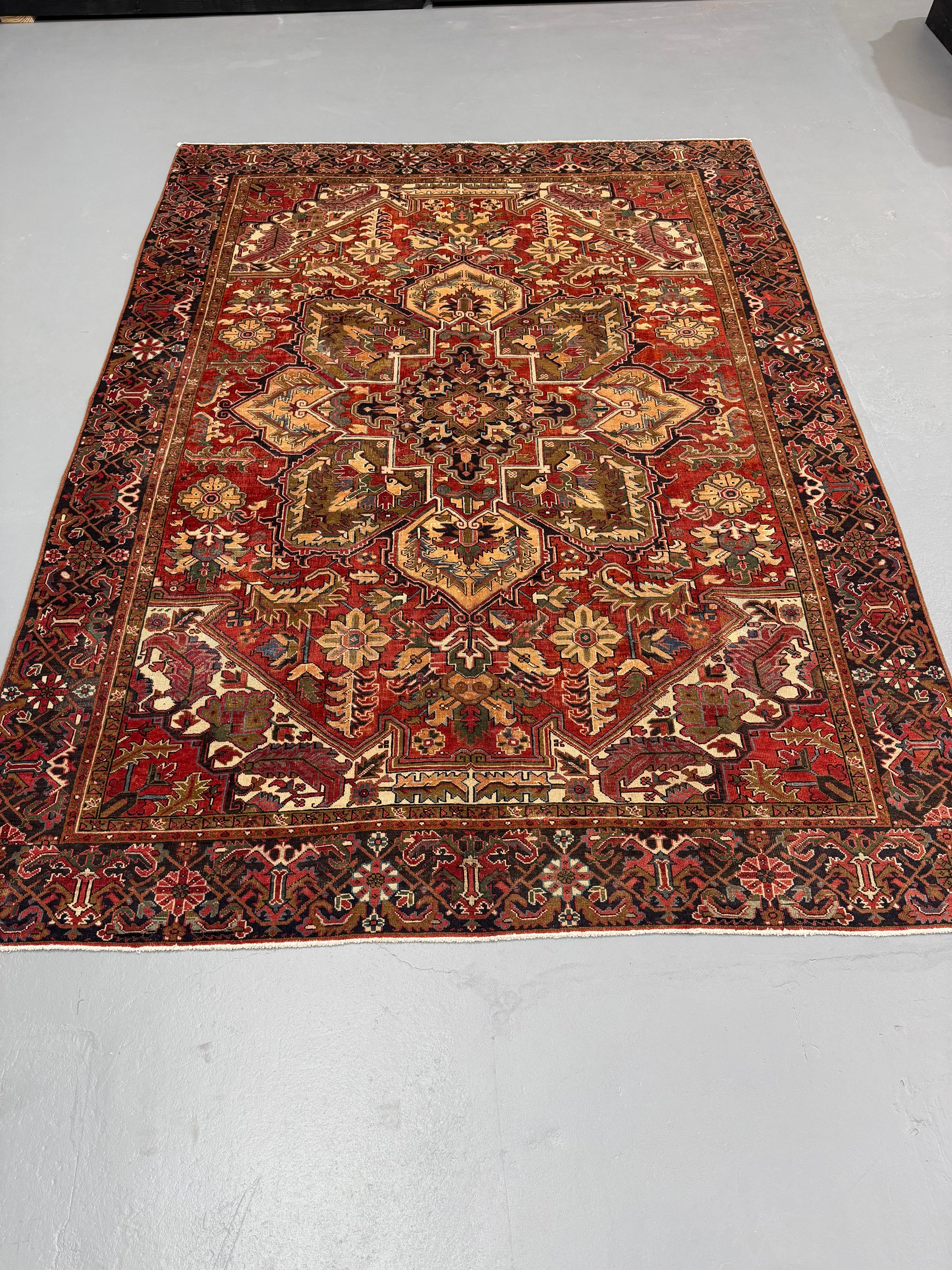 Oriental Handmade Vintage Rug 9'3" x 12'7" #21478