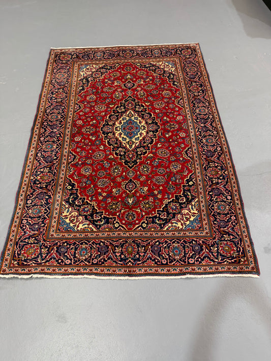 Oriental Handmade Vintage Rug 6'5" x 9'5" #21472