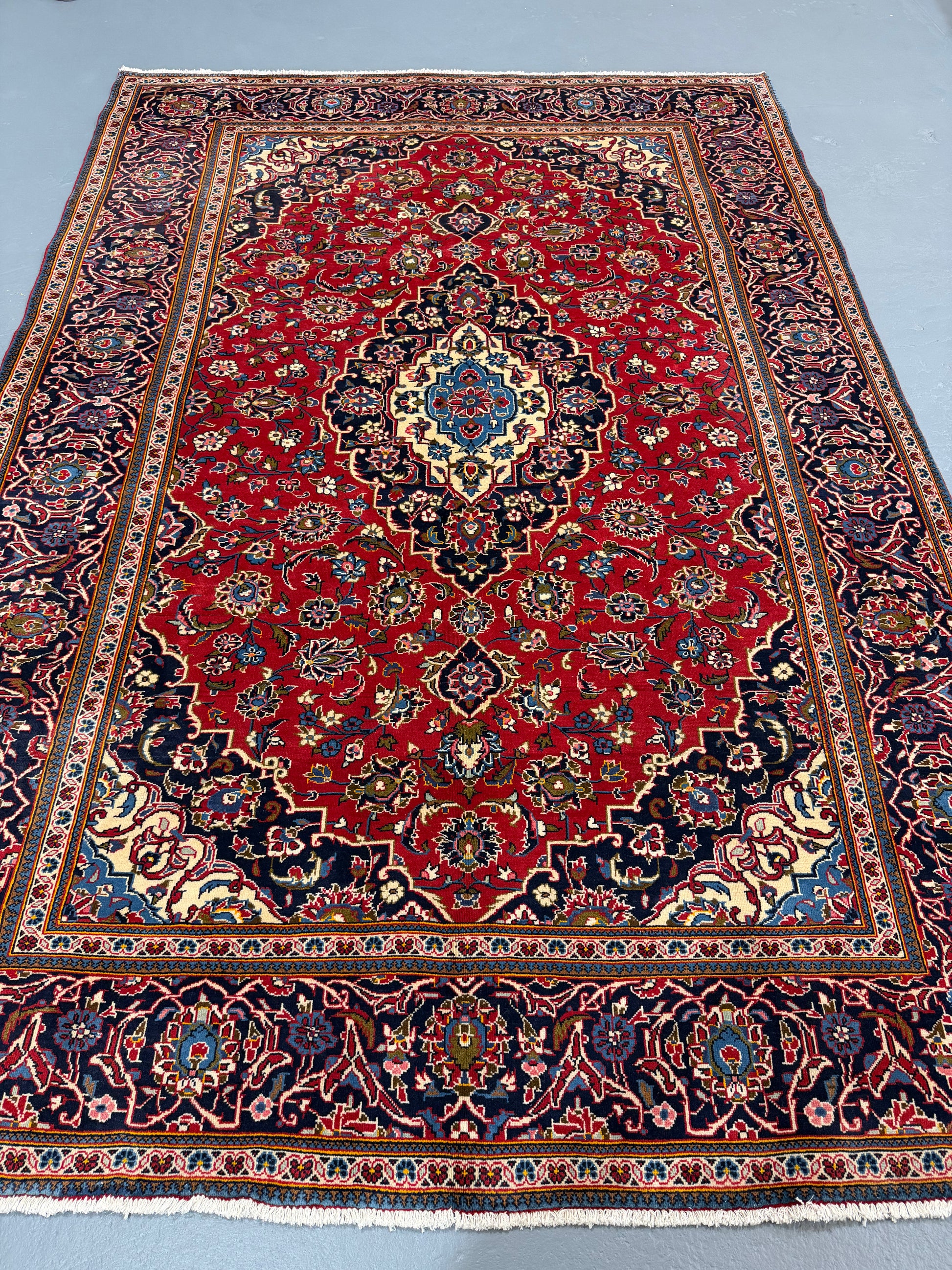 Oriental Handmade Vintage Rug 6'5" x 9'5" #21472