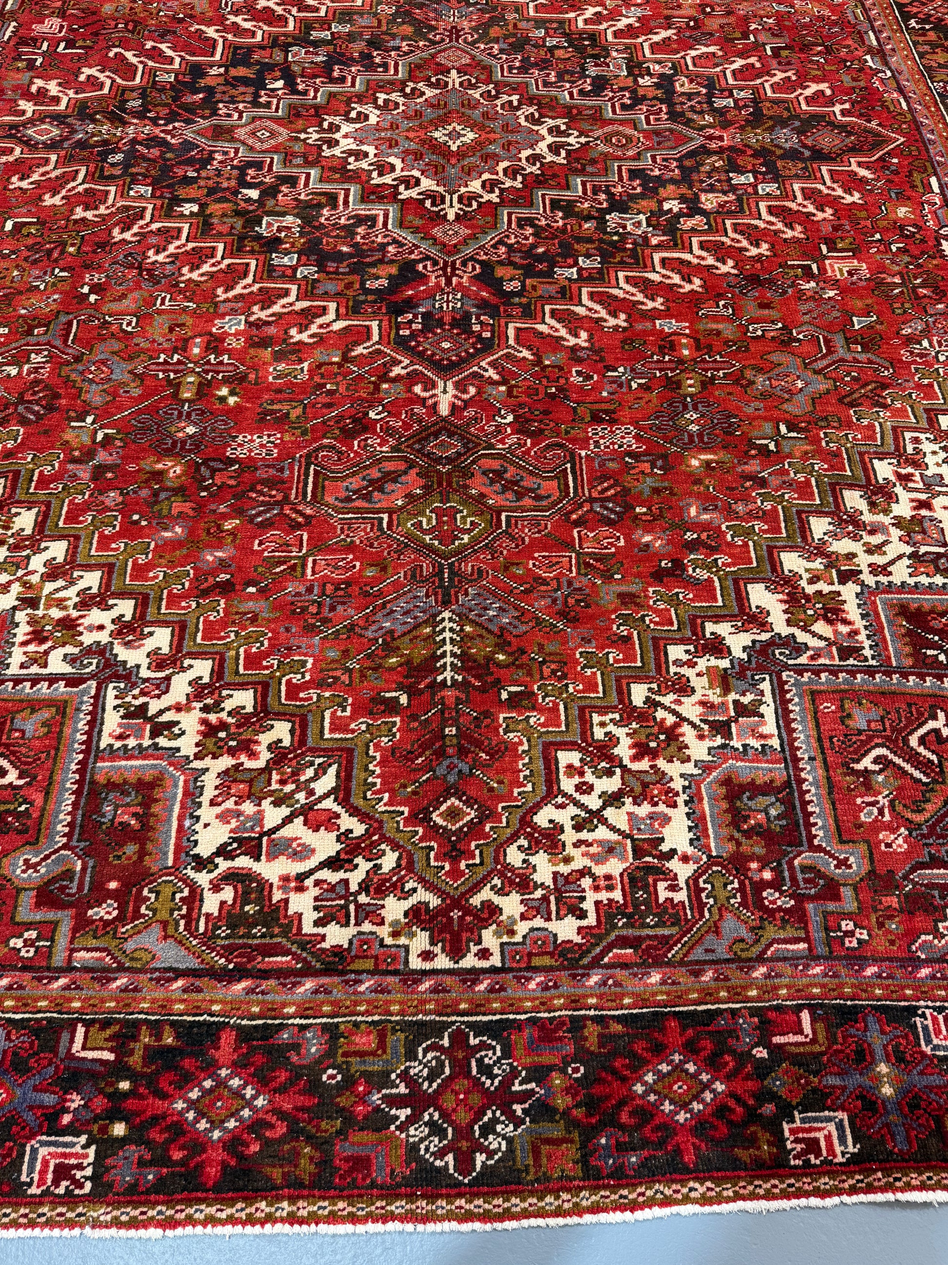 Oriental Handmade Vintage Rug 9' x 12'4" #21469