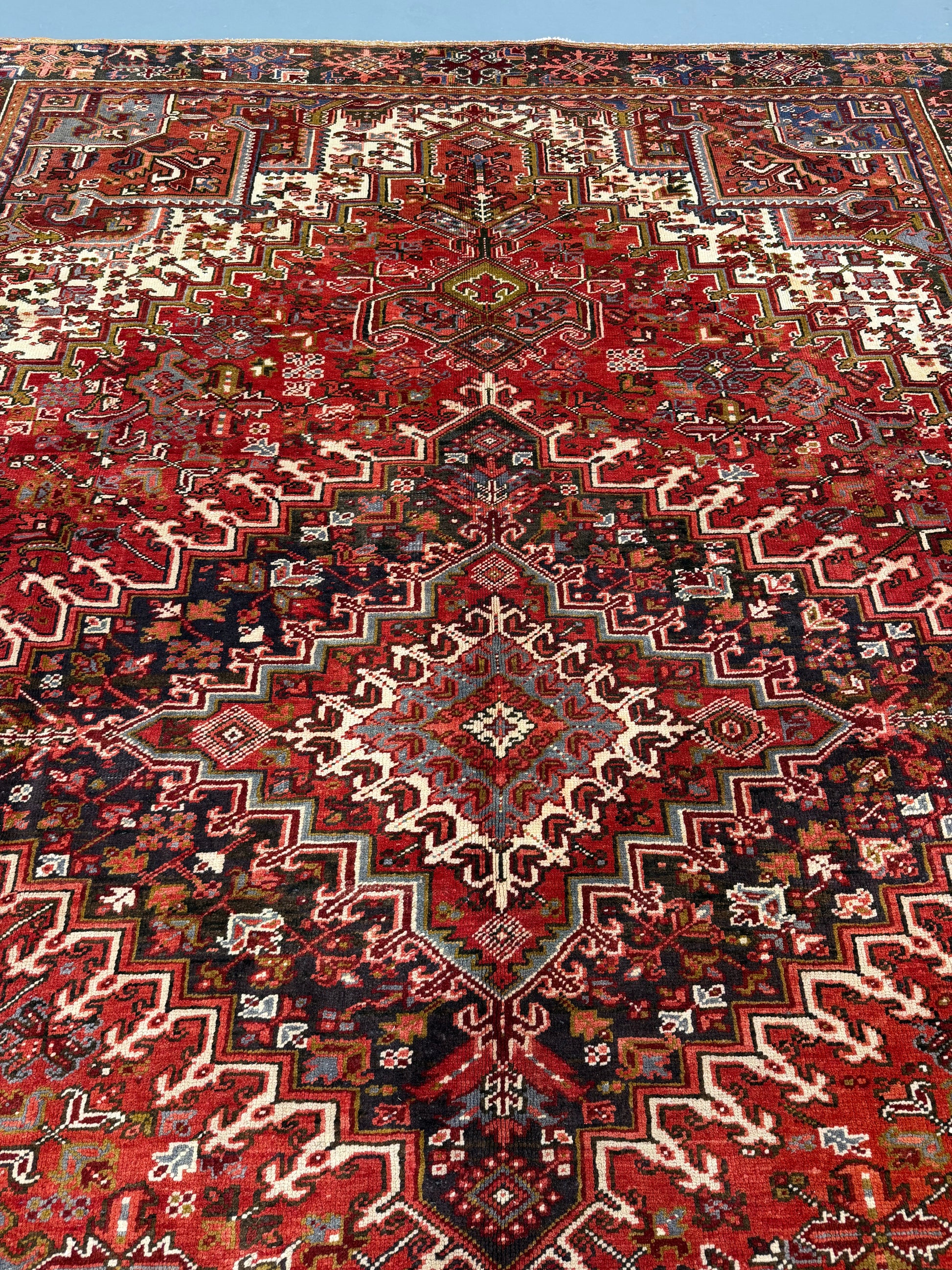 Oriental Handmade Vintage Rug 9' x 12'4" #21469