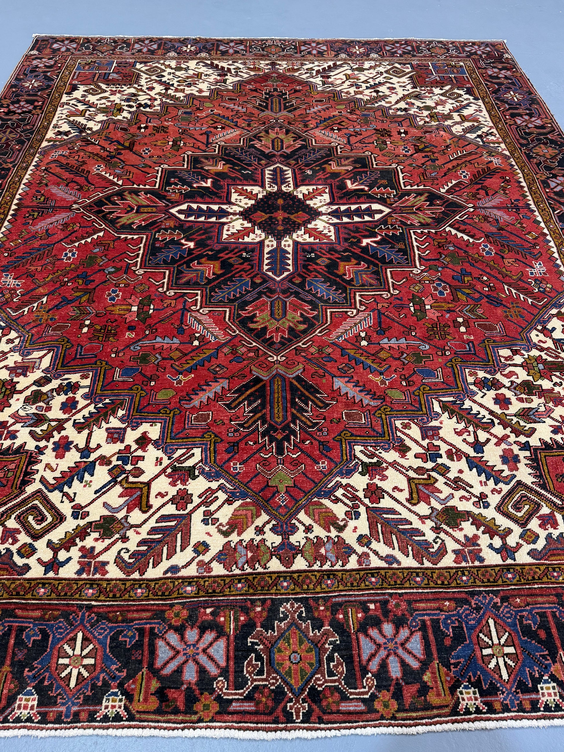 Oriental Handmade Vintage Rug 8'7" x 10'7" #21470
