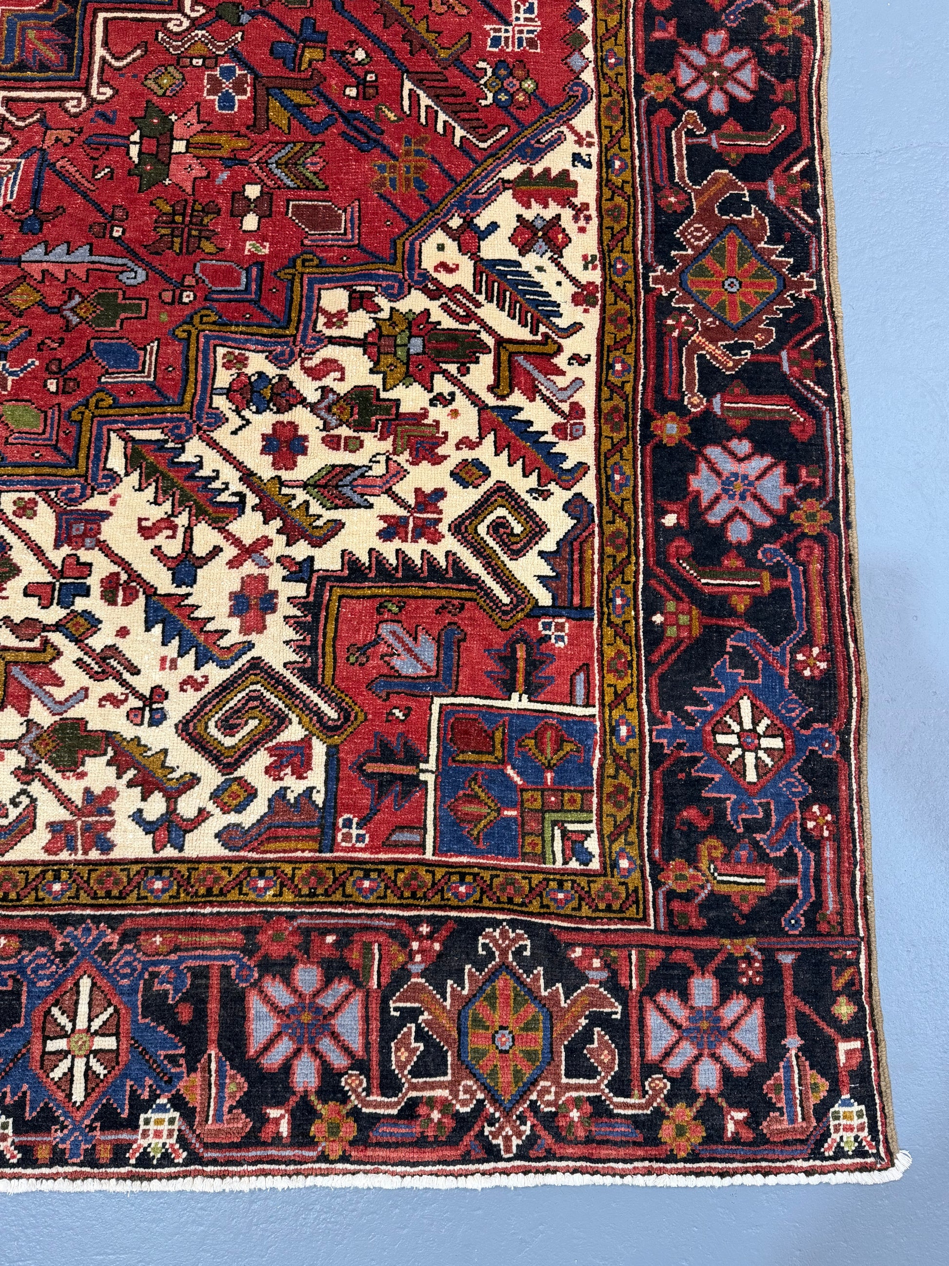 Oriental Handmade Vintage Rug 8'7" x 10'7" #21470