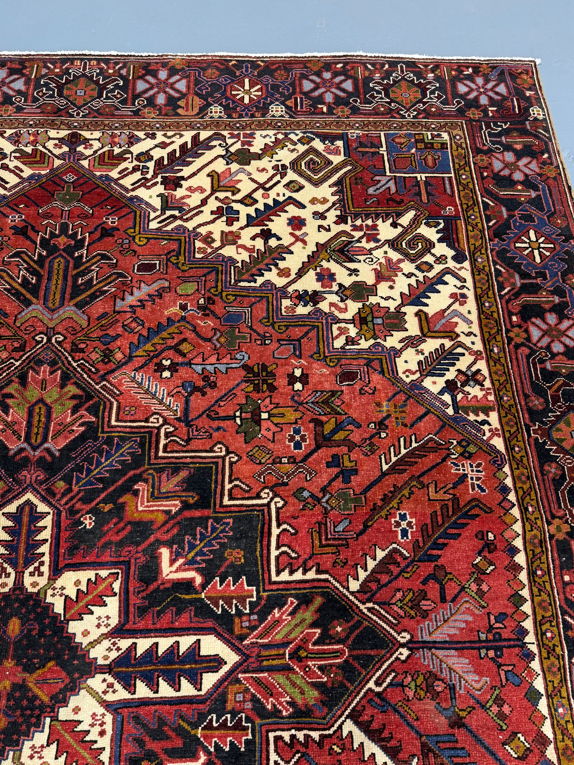 Oriental Handmade Vintage Rug 8'7" x 10'7" #21470