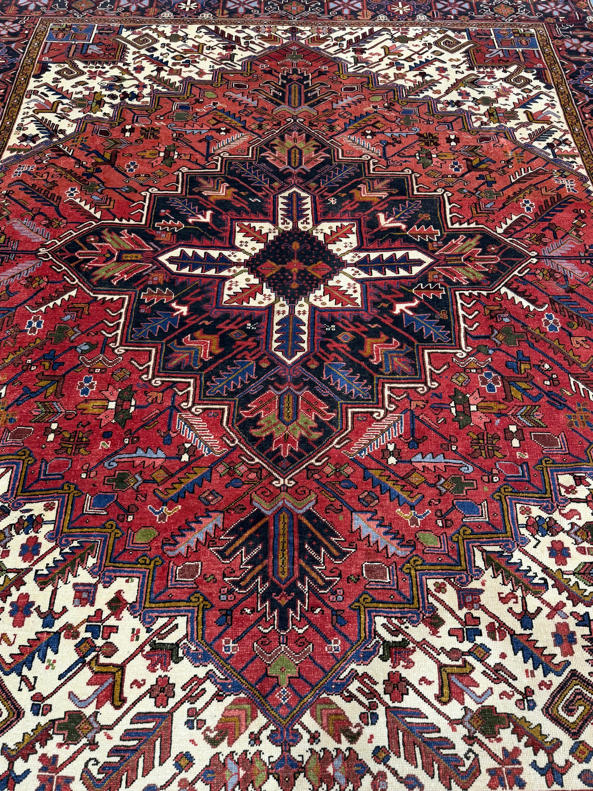 Oriental Handmade Vintage Rug 8'7" x 10'7" #21470