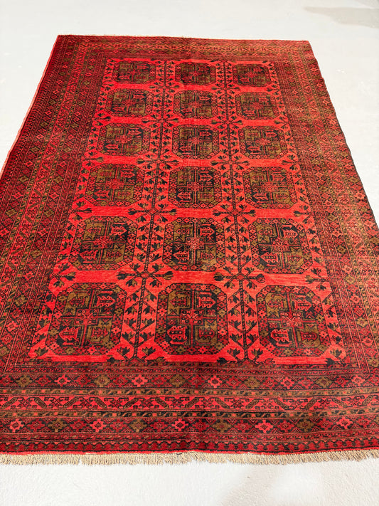 Oriental Handmade Vintage Rug 6'10" x 9'9" #21476