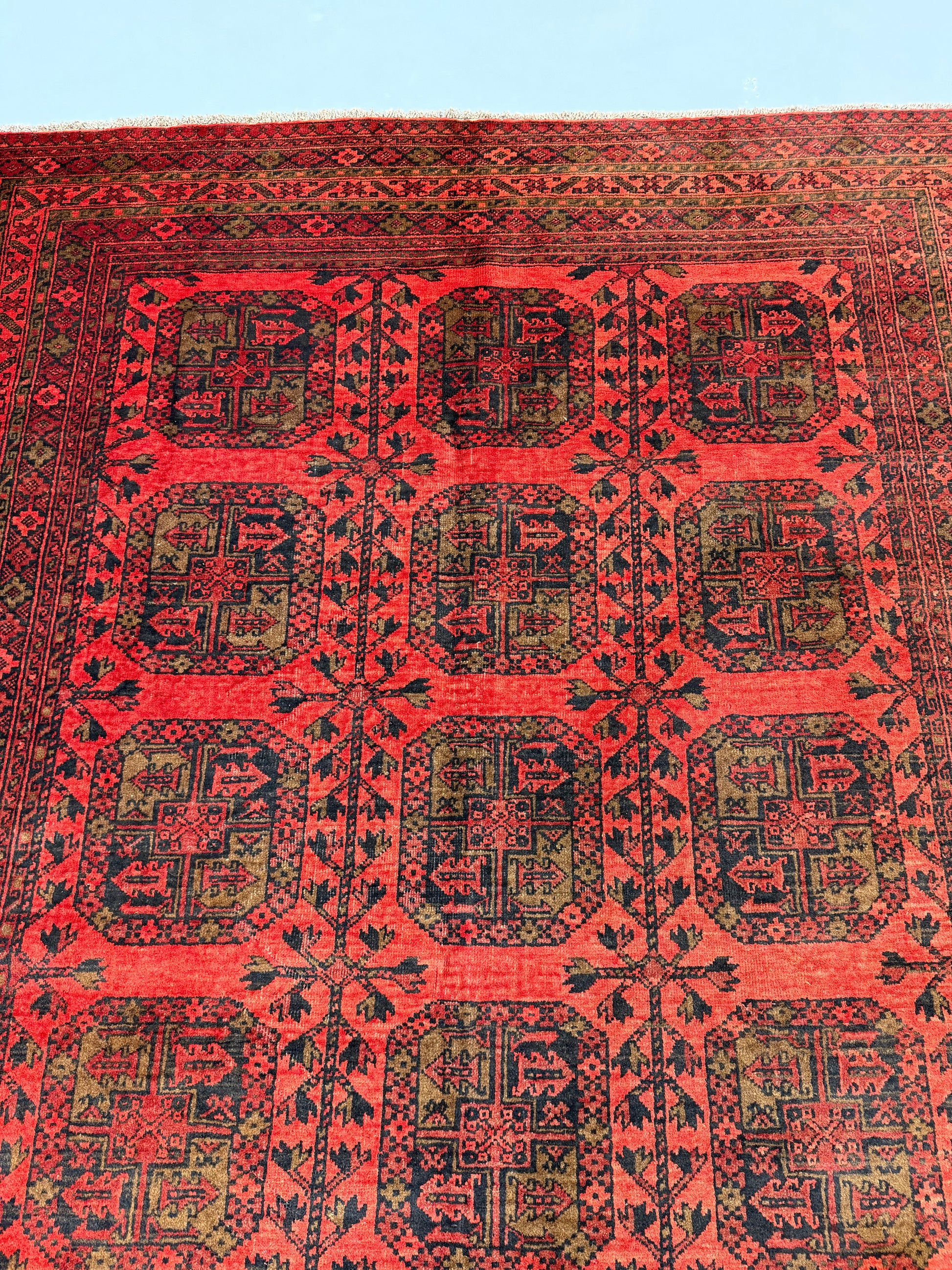 Oriental Handmade Vintage Rug 6'10" x 9'9" #21476