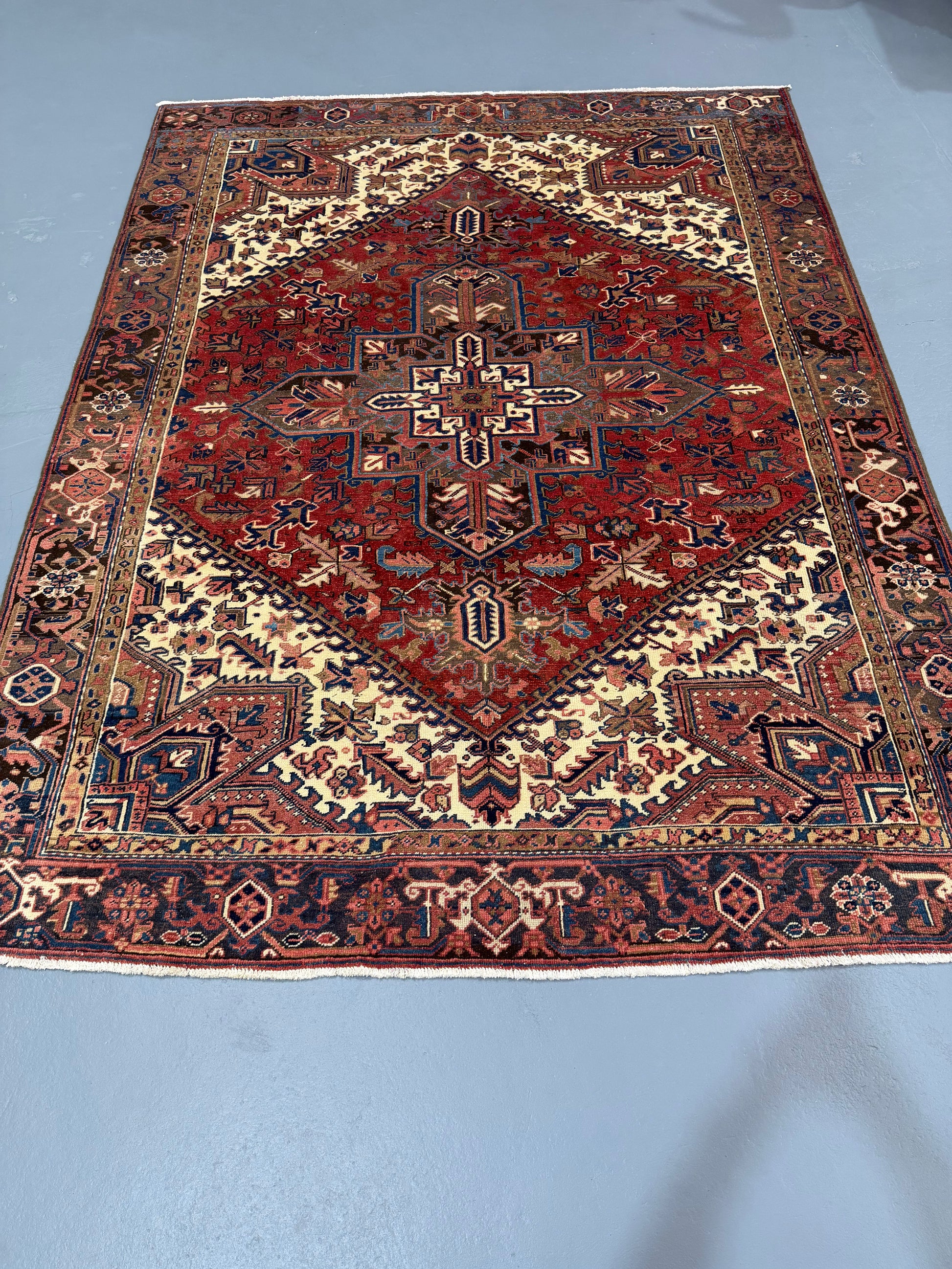 Oriental Handmade Vintage Rug 7'11" x 10'6" #21474