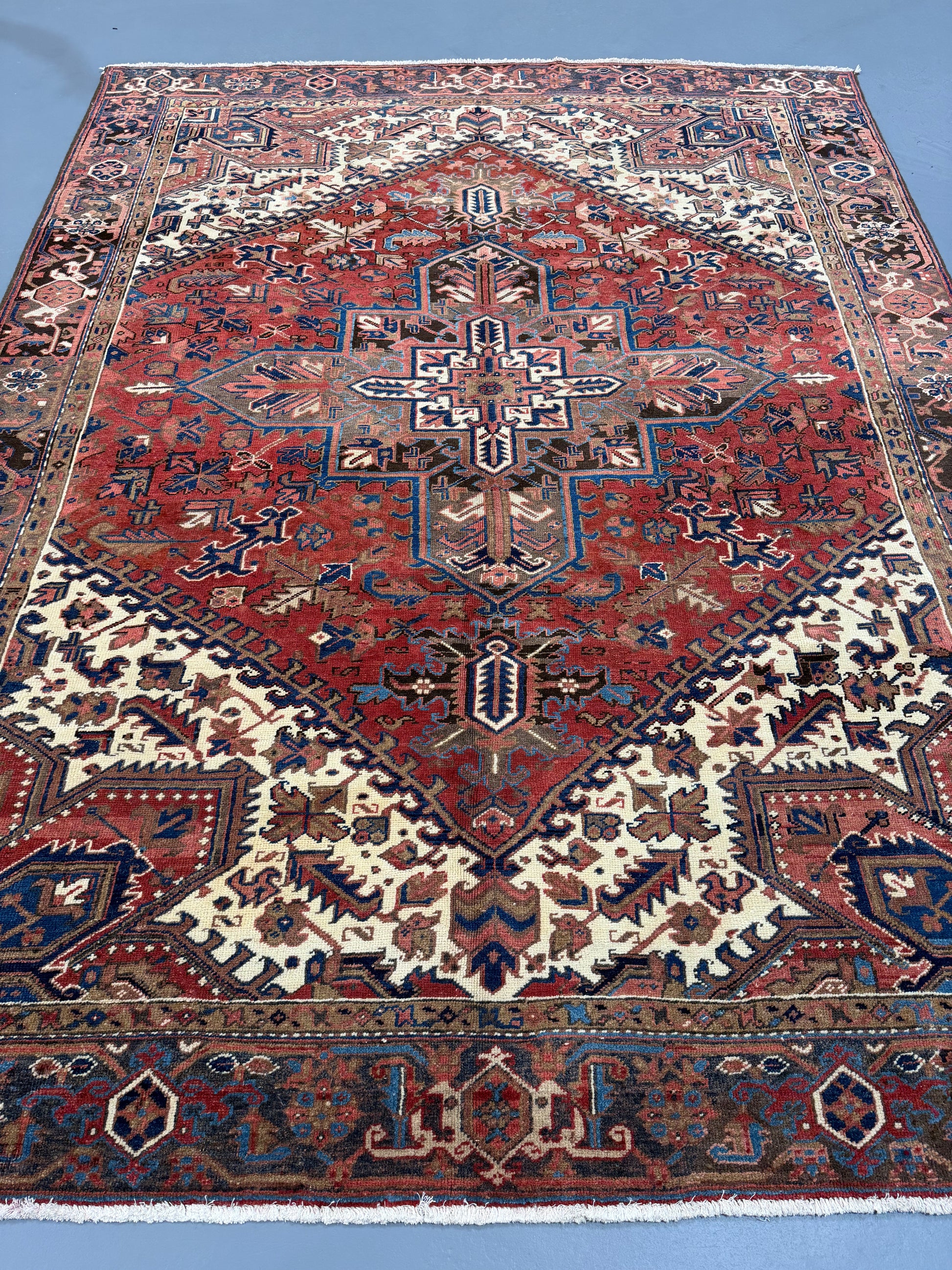 Oriental Handmade Vintage Rug 7'11" x 10'6" #21474