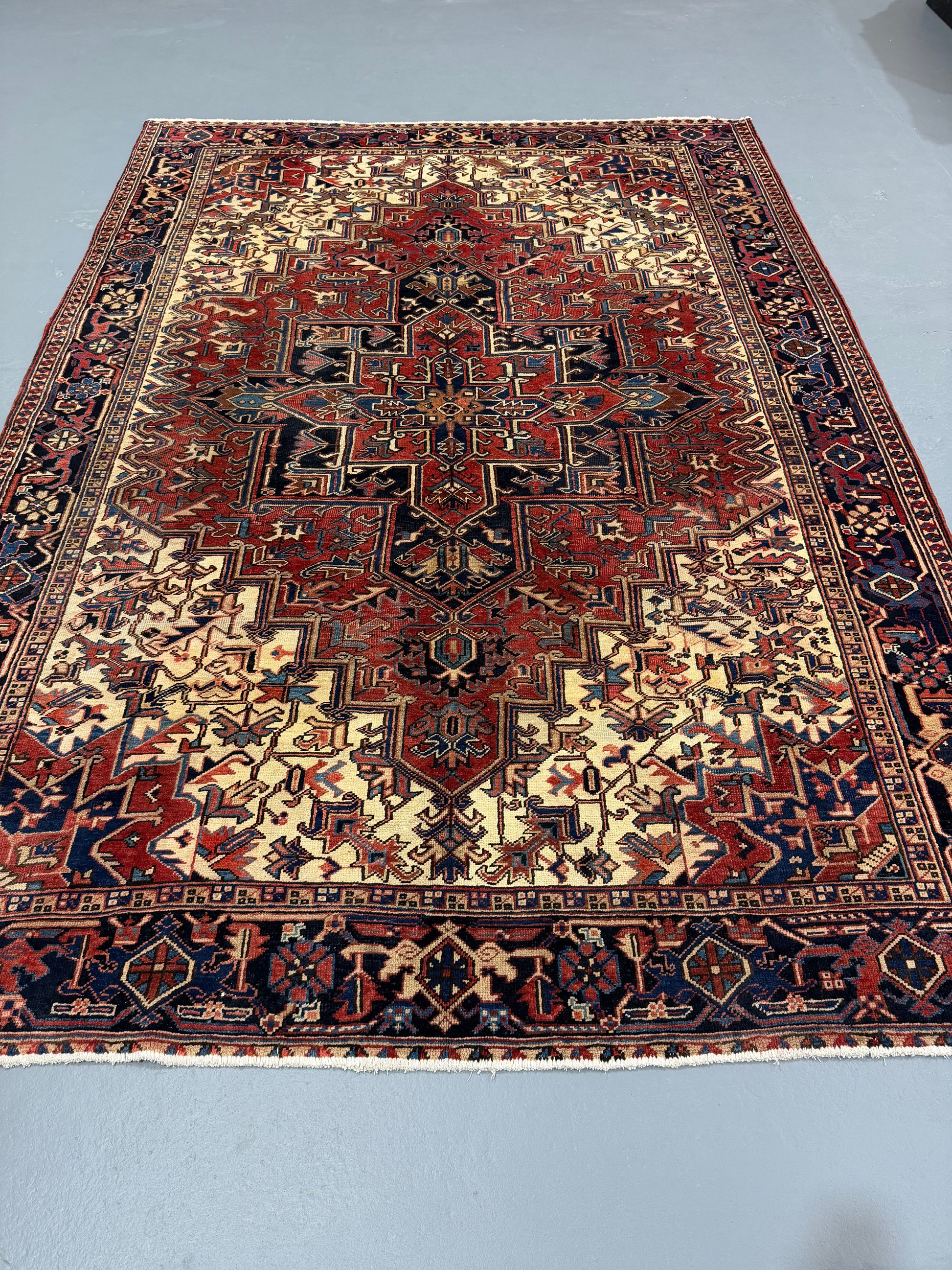Oriental Handmade Vintage Rug 8'2" x 11'7" #21473