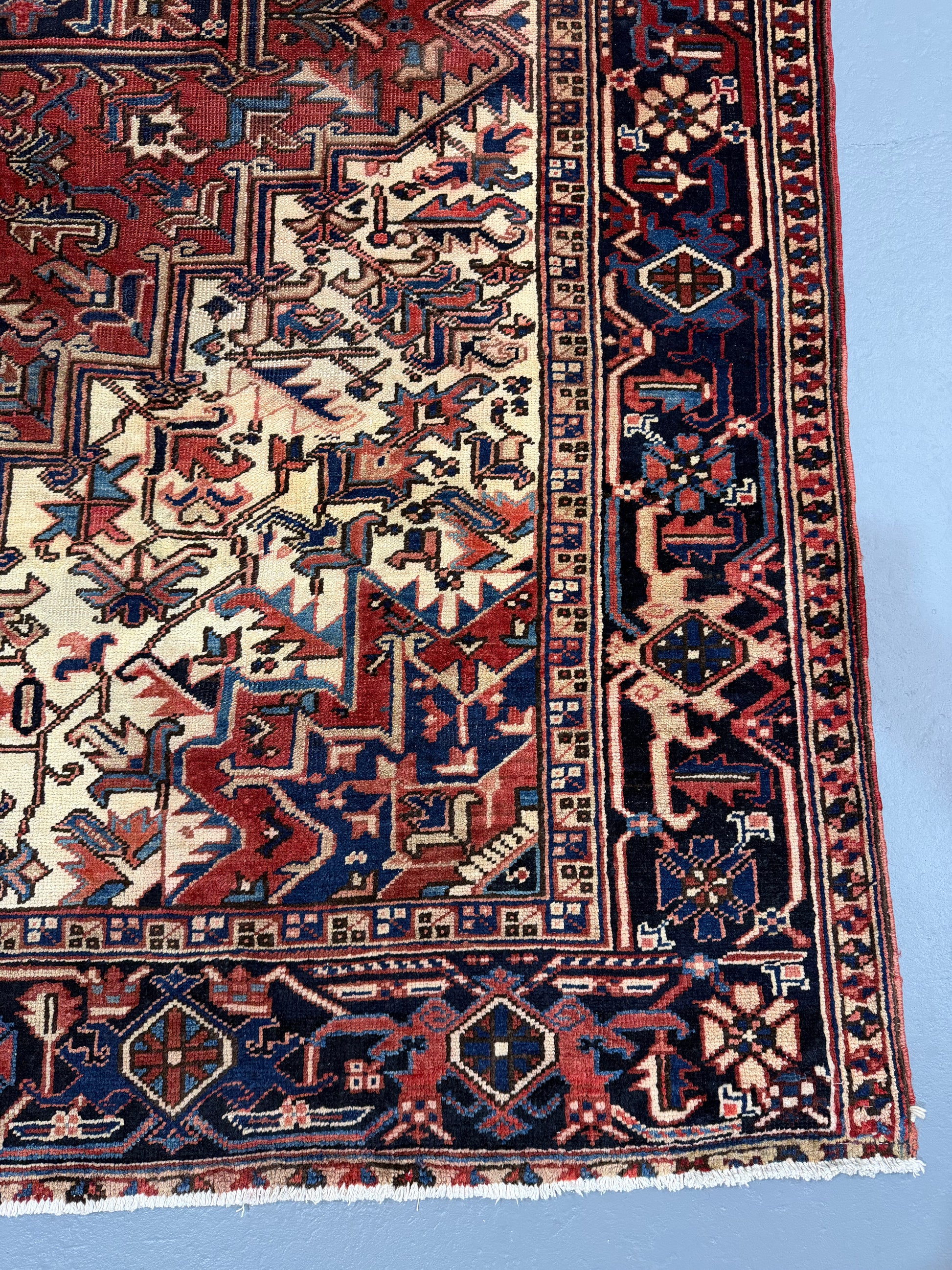 Oriental Handmade Vintage Rug 8'2" x 11'7" #21473