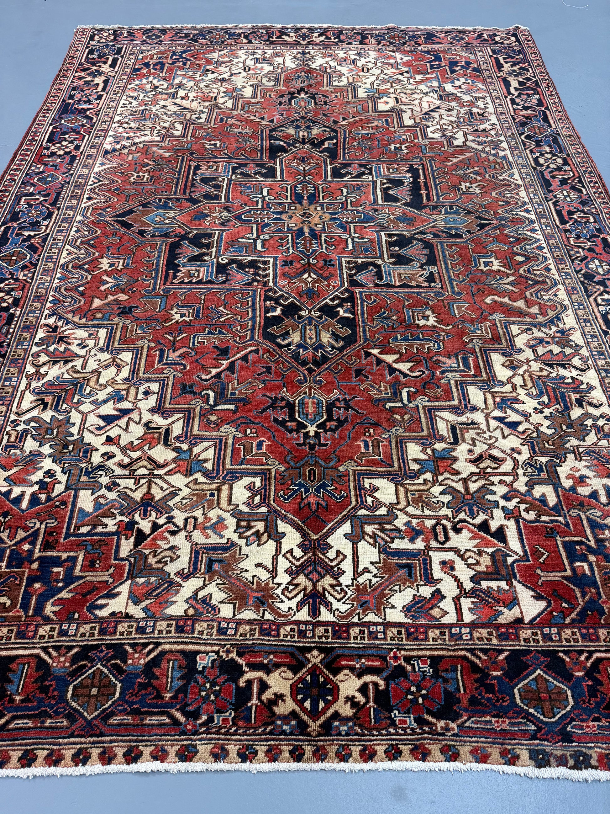Oriental Handmade Vintage Rug 8'2" x 11'7" #21473