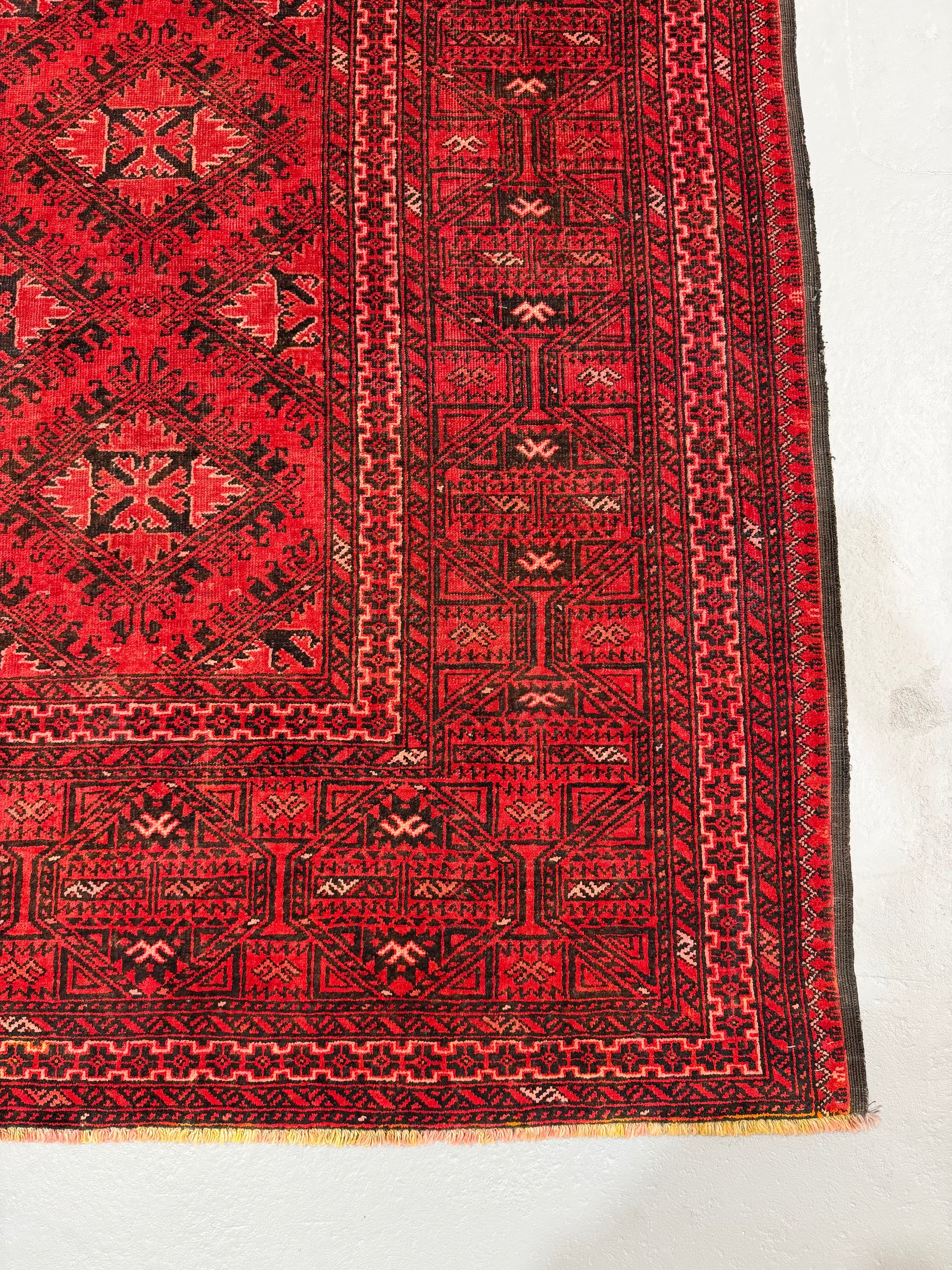 Oriental Handmade Vintage Rug 6'3" x 9'5" #21475