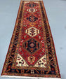 Oriental Handmade Vintage Rug  3'7" x 10'11" #21468