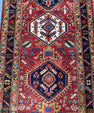 Oriental Handmade Vintage Rug  3'7" x 10'11" #21468