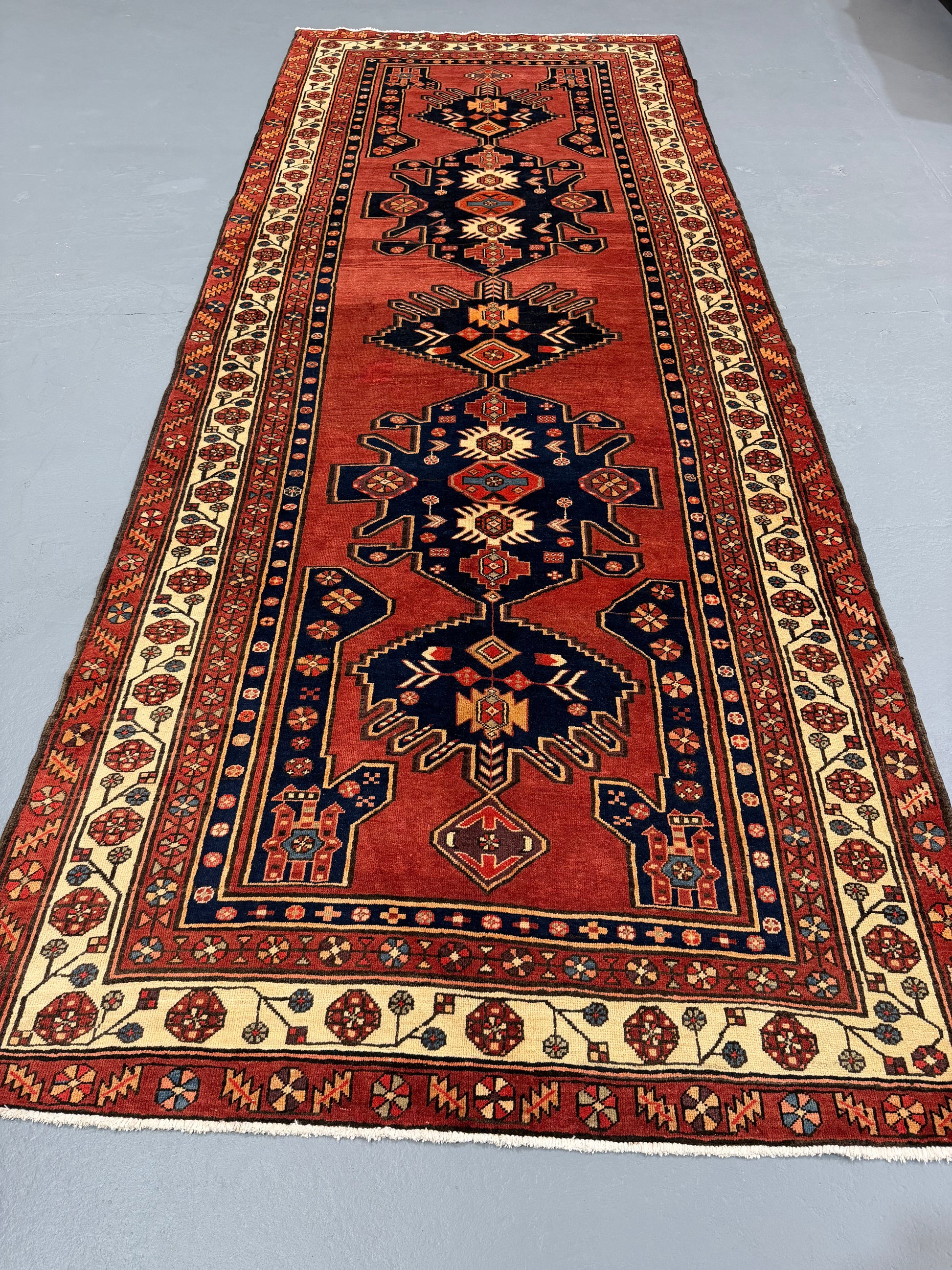Oriental Handmade Vintage Rug 5'3" x 13'4" #21471