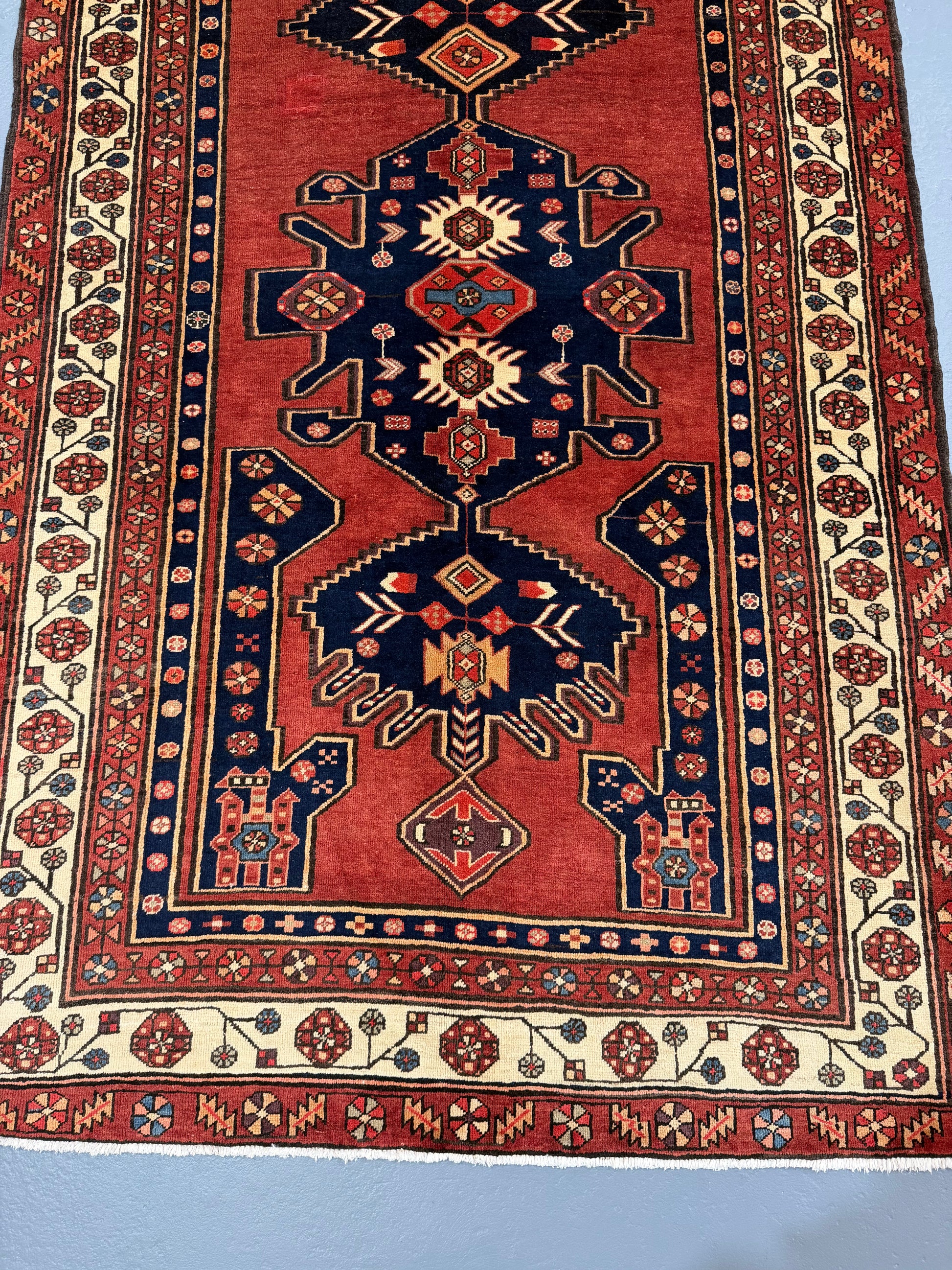 Oriental Handmade Vintage Rug 5'3" x 13'4" #21471