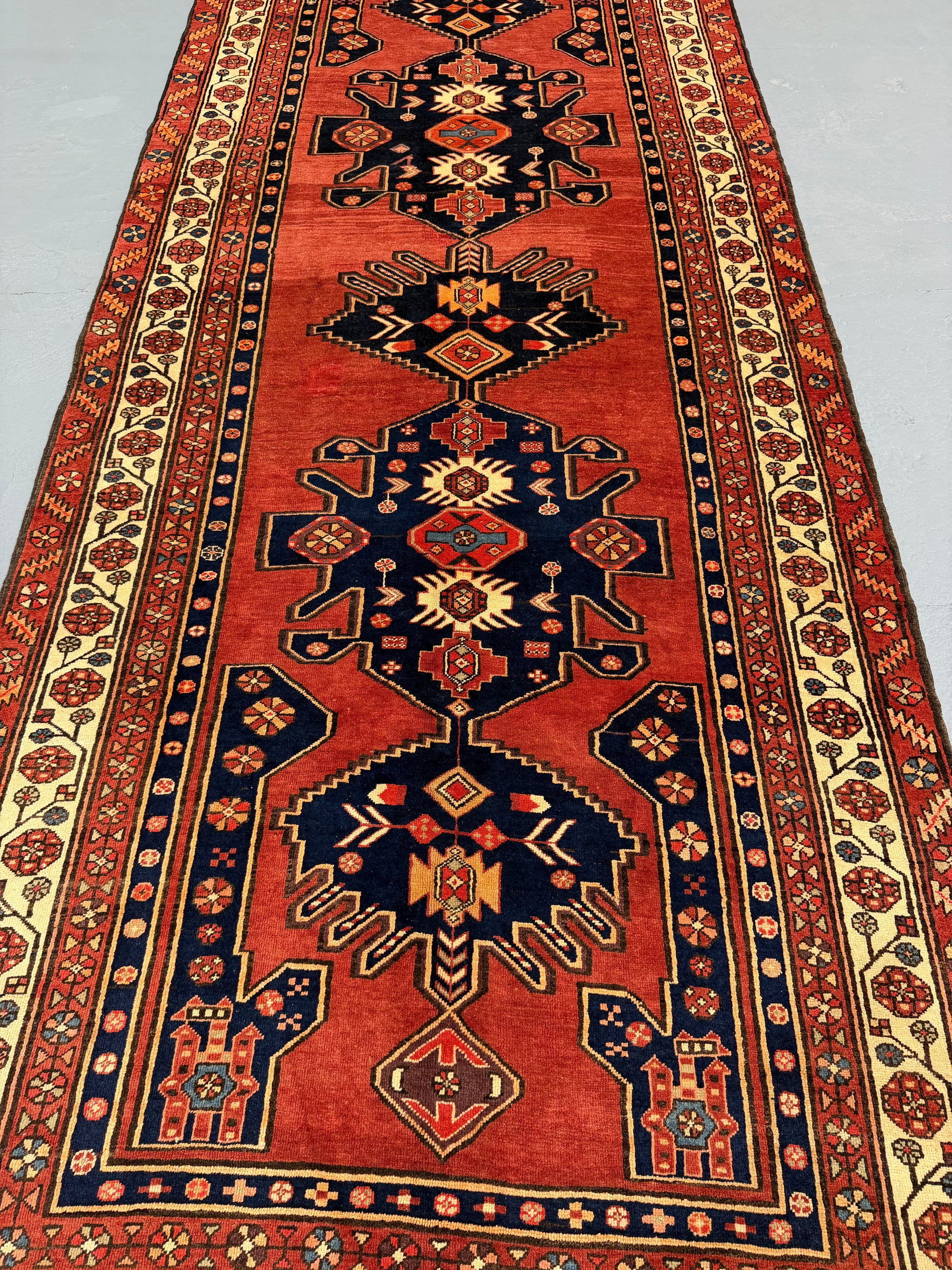 Oriental Handmade Vintage Rug 5'3" x 13'4" #21471