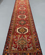 Oriental Handmade Vintage Rug 3'8" x 14'1" #21461