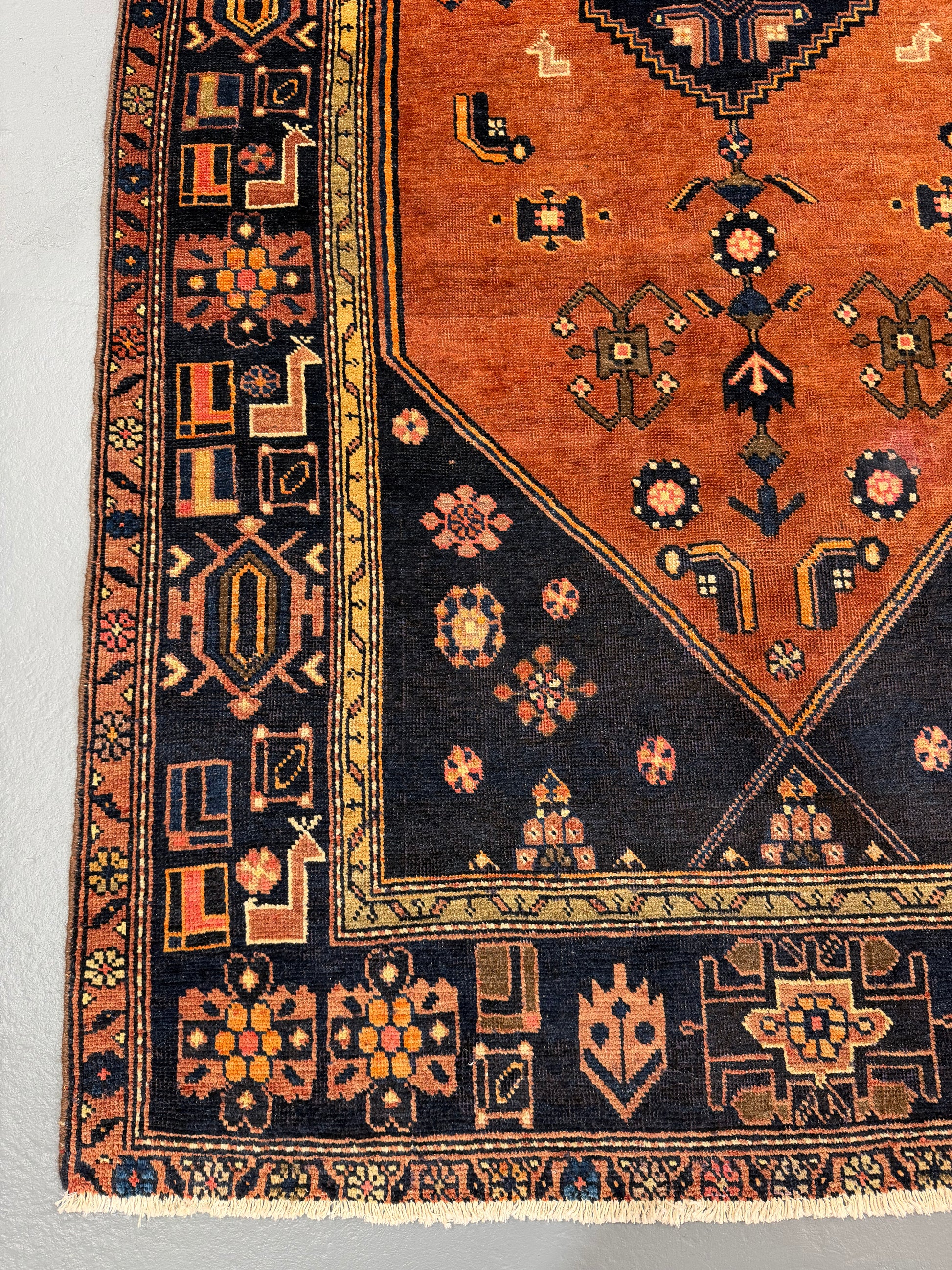 Oriental Handmade Vintage Rug 5'1" x 10' #21462