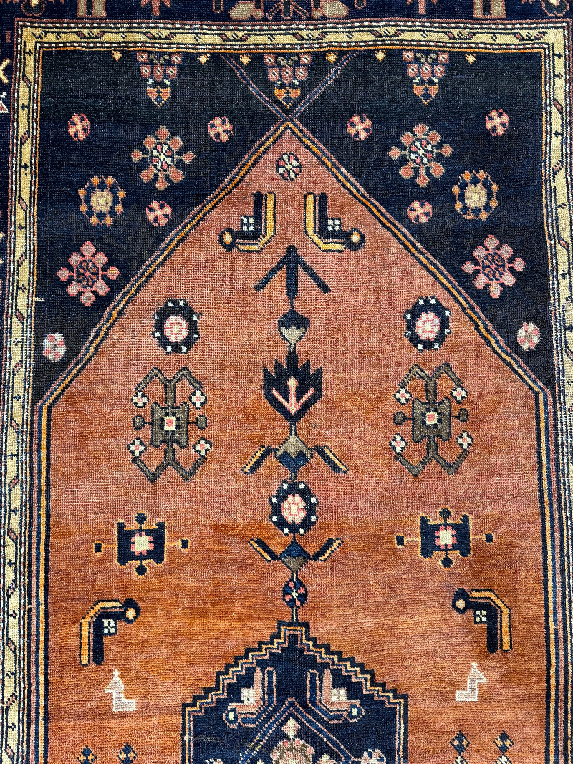 Oriental Handmade Vintage Rug 5'1" x 10' #21462