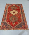 Oriental Handmade Vintage Rug 4'10" x 7'5" #21463