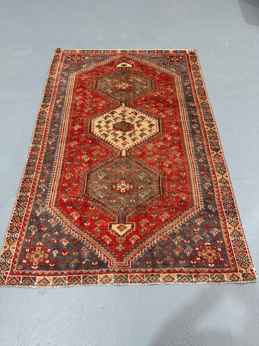 Oriental Handmade Vintage Rug 4'10" x 7'5" #21463