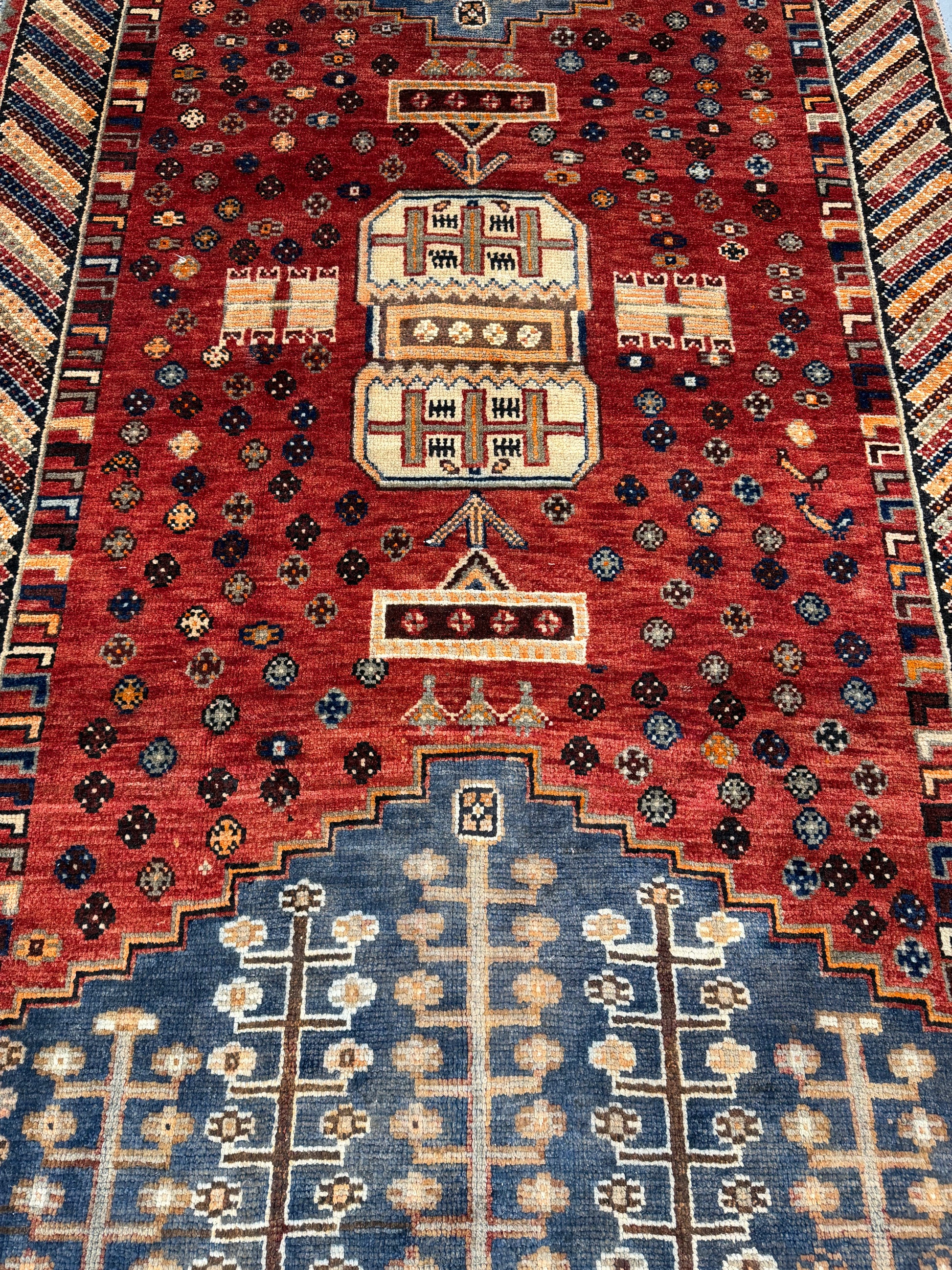 Oriental Handmade Vintage Rug 4'5" x 7'2" #21464