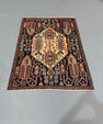 Oriental Handmade Vintage Rug 4' x 5'5" #21465