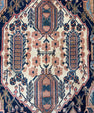 Oriental Handmade Vintage Rug 4' x 5'5" #21465