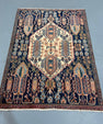 Oriental Handmade Vintage Rug 4' x 5'5" #21465