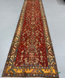 Oriental Handmade Vintage Rug 3'8" x 14'4" #21455