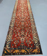 Oriental Handmade Vintage Rug 3'8" x 14'4" #21455