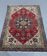 Oriental Handmade Vintage Rug 4'3" x 5'10" #21456