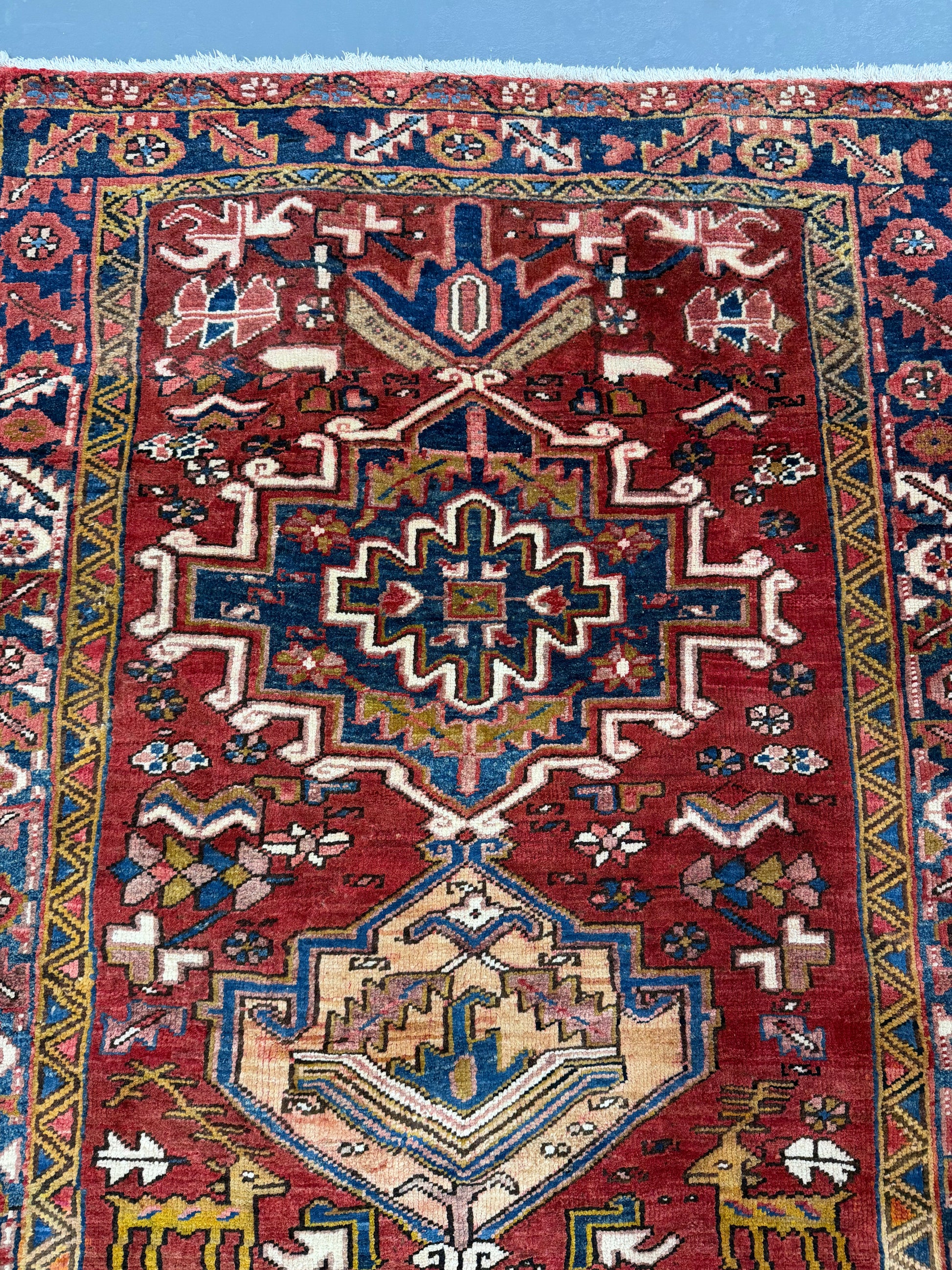 Oriental Handmade Vintage Rug 3'10" x 6'5" #21460