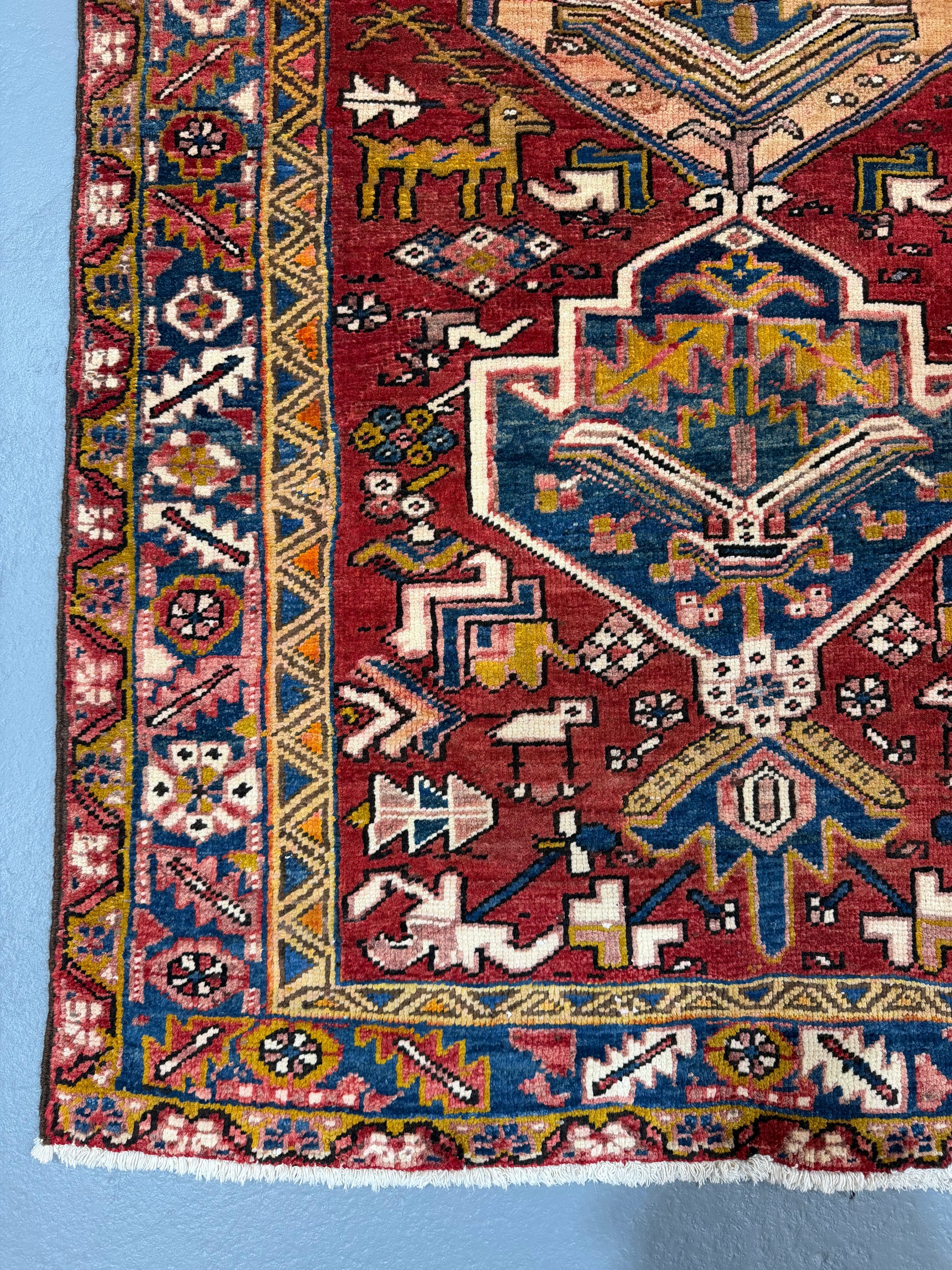 Oriental Handmade Vintage Rug 3'10" x 6'5" #21460