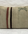 Turkish Hemp Pillow Cushion Natural Beige Brown Green Burgundy Pillow Cushion Cover 16" x 24" #30274