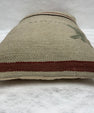 Turkish Hemp Pillow Cushion Natural Beige Brown Green Burgundy Pillow Cushion Cover 16" x 24" #30274