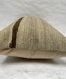 Turkish Hemp Pillow Cushion Natural Beige Brown Pillow Cushion Cover 16" x 24" #30270