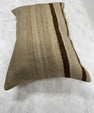 Turkish Hemp Pillow Cushion Natural Beige Brown Pillow Cushion Cover 16" x 24" #30270