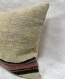 Turkish Hemp Pillow Cushion Natural Beige Brown Blush Pink Green Pillow Cushion Cover 16" x 24" #30269